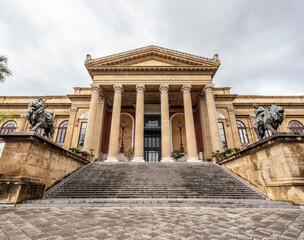 Obraz premium Teatro Massimo, Palermo, Italy