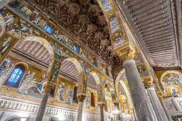 Obraz premium Palatina Chapel, Palermo, Italy