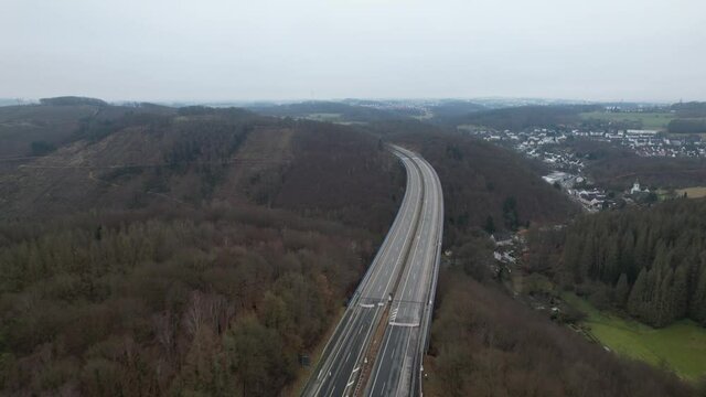  A45 Rahmede Talbr&uuml;cke - marode Br&uuml;cke wird abgerissen