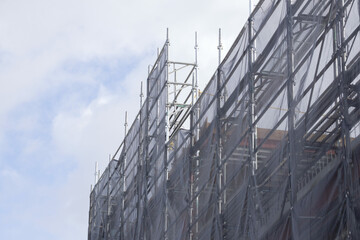 建設工事現場　カバーシート 