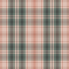 Seamless tartan plaid pattern background with vintage color.