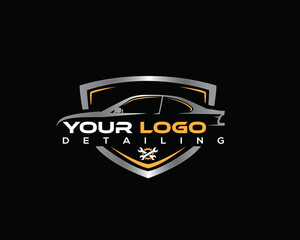 auto detailing logo for your shop or service