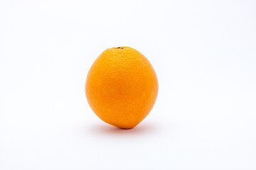 orange on a white background. orange close up