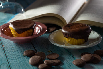 Bolo de Cenoura com chocolate
