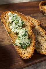 Healthy Homemade Herb Butter and Bread