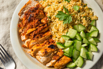 Homemade Harissa Chicken with Couscous