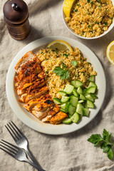 Homemade Harissa Chicken with Couscous
