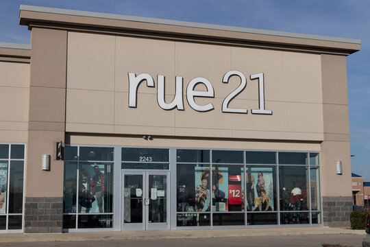 Rue21 Retail Strip Mall Location. Rue21 sells styles that appeal to women with young attitudes.