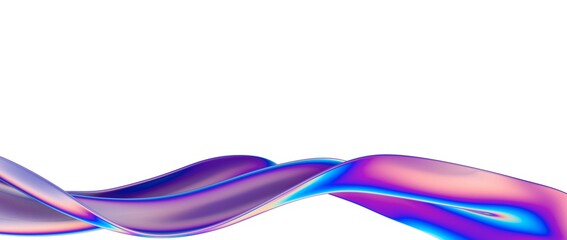 Abstract line fluid colors backgrounds. Trendy Vibrant Fluid Colors. 3d render - obrazy, fototapety, plakaty