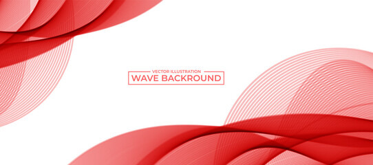 Abstract modern flowing stylish wave cover backround. vector illustration