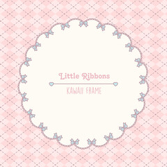 pink background with frame
