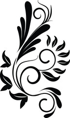 abstract artistic creative floral vector illustration