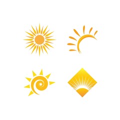 sun illustration logo