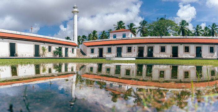 Santo Inacio de Loyola Fortress, or Tamandare Fort, in Pernambuco, Brazil