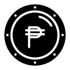 philippine peso glyph icon