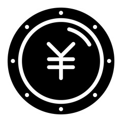 yen glyph icon