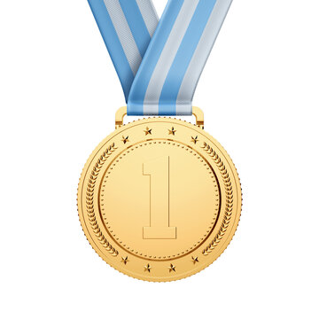 Argentina gold medal 3D 