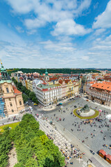 Fototapeta na wymiar Old Town Square in Prague, Czech Republic.