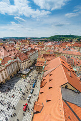 Fototapeta na wymiar Old Town Square in Prague, Czech Republic.