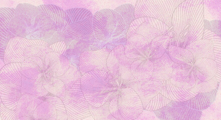 Tło z motywem kwiatów orchidei w odcieniach różu i fioletu. Tekstura przeznaczona do druku na tkaninie, płytkach ceramicznych, ozdobnym papierze oraz jako tło fotograficzne. - obrazy, fototapety, plakaty