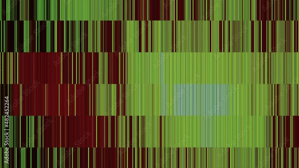 Poster animation background with vertical blinking narrow riles, seamless loop. motion. colorful moving lin