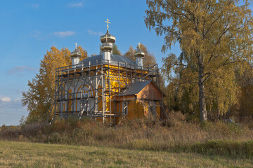 Restoring the Church of the Nativity of the Blessed Virgin Mary in the village of Zhavoronkovo, Verkhovazhsky District, Vologda Region