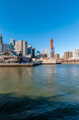Fototapeta premium Manhattan from the River in New York, United States.