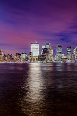Fototapeta premium Manhattan Skyline as seen from Jersey City, New York, United States of America.