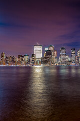 Fototapeta premium Manhattan Skyline as seen from Jersey City, New York, United States of America.