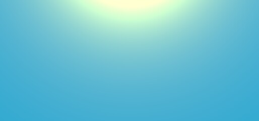 Obraz premium Sunlight on a blue background. Abstract blue. Banner blue and bright sunlight. Bright blue background for design. 3D illustration.