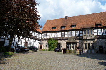 Fototapeta na wymiar Innenhof Burg Blomberg