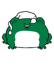 Schlafender kleiner Frosch 
