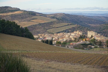 Fototapeta premium typical village in the mountains of the pyrénées, france