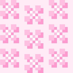 Gingham pattern Seamless vichy check plaid graphic for scarf, tablecloth, wrapping, packaging, or other modern decorative summer fabric fashion design Vector illustration background