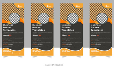 Business Roll up banner template.