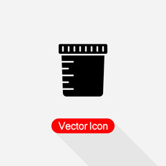 Urine Icon,Jar for Analysis Icon Vector Illustration Eps10