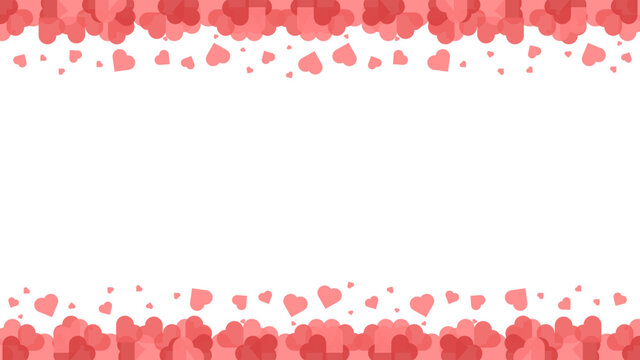 Hearts Vector White Backgound