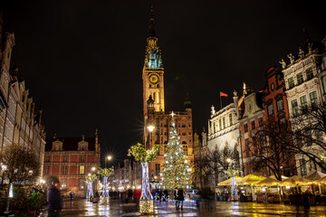 Fototapeta na wymiar Boże Narodzenie w Gdańsku