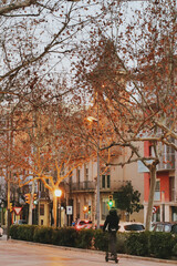 Vista de ciudad de tarde
Igualada (Barcelona)
