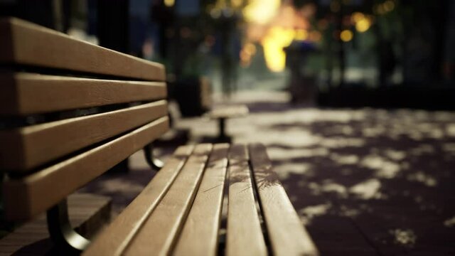 empty public park during curfew cause of Corona Virus quarantine