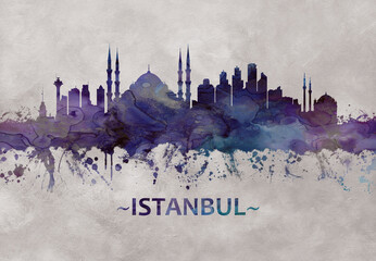 Istanbul Turkey skyline