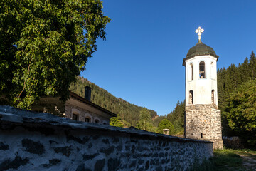 Fototapeta na wymiar Historical town of Shiroka Laka, Smolyan Region, Bulgaria
