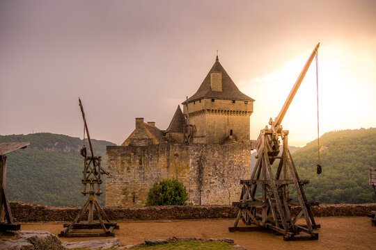 Castelnaud Castle is a medieval fortress located in the commune of Castelnaud-la-Chapelle, in the French department of Dordogne