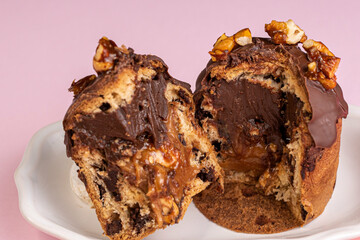 Christmas - Stuffed and personalized mini panettone