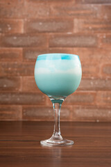 Blue Drink - Liqueur with coconut milk and milk