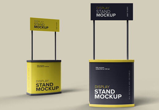 Promo Stand Mockup Design