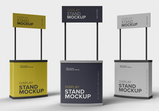 Promo Stand Mockup Design