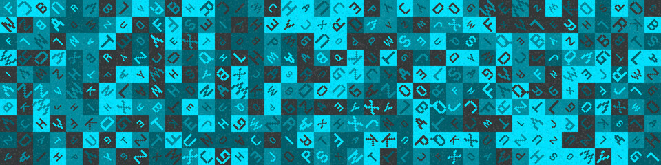 Abstract Geometric Pattern generative computational art illustration