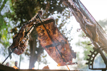 Costillar de ternera a la llama