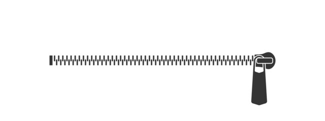 Zipper. Zipper lock and unlock. Fastener. Clasp Concept. Vector illustration © Роман Ярощук